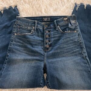 Abercrombie jeans size 29 or 8 regular NWT